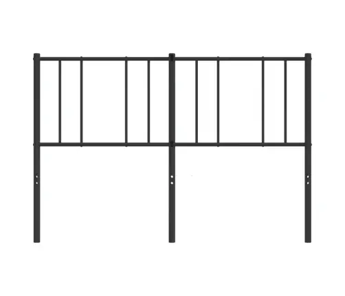 Gultas Galvgalis, Metāls, Melns, 160 Cm Vidaxl