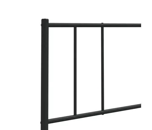 Gultas Galvgalis, Metāls, Melns, 160 Cm Vidaxl