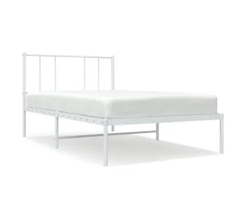 Lovos Rėmas Be Čiužinio, Baltas, 75X190cm Metalas