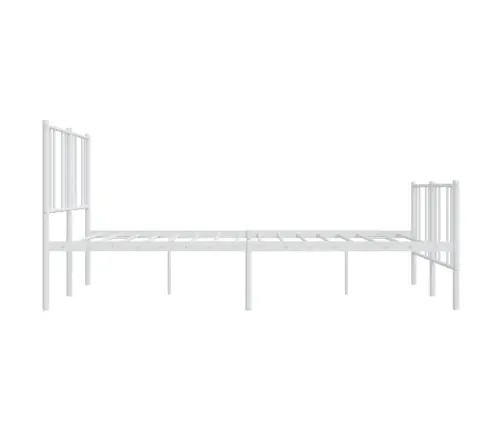 Lovos Rėmas Su Galvūgaliu/Kojūgaliu, Baltas, 200X200cm Metalas