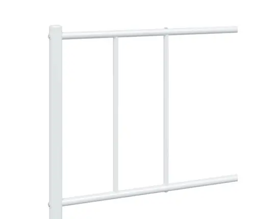 Lovos Rėmas Su Galvūgaliu/Kojūgaliu, Baltas, 200X200cm Metalas