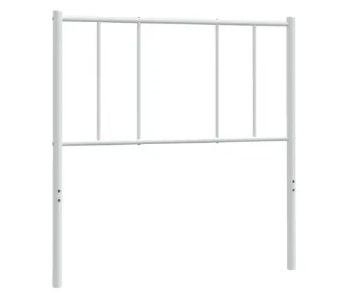 Gultas Galvgalis, Metāls, Balts, 80 Cm Vidaxl