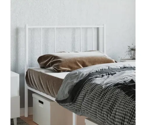 Gultas Galvgalis, Metāls, Balts, 80 Cm Vidaxl