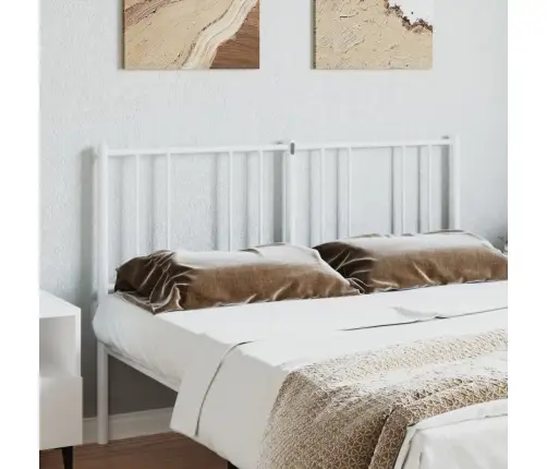 Metallist Voodipeats, Valge, 120 Cm Metallist Voodipeats, Valge, 120 Cm