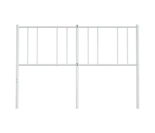 Metallist Voodipeats, Valge, 120 Cm Metallist Voodipeats, Valge, 120 Cm