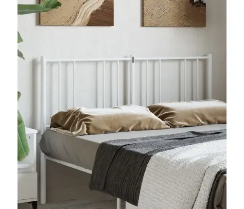 Metallist Voodipeats, Valge, 120 Cm Metallist Voodipeats, Valge, 120 Cm