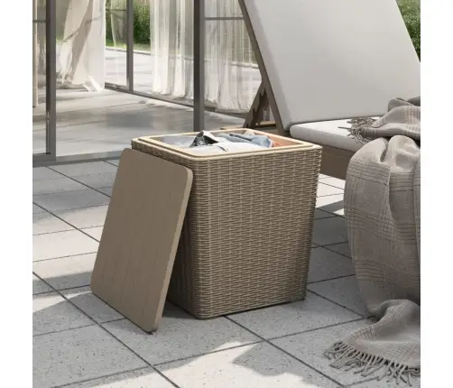 Eemaldatava Pealisplaadiga Aialaud, Helepruun, Polüpropüleen