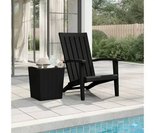 Aia Adirondack Tool, Must, Polüpropüleen