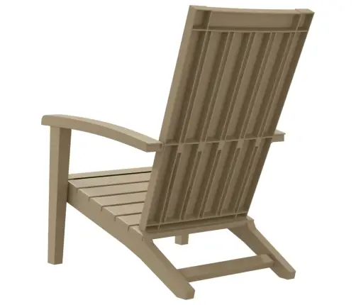 Dārza Krēsls, Gaiši Brūns, Polipropilēns Vidaxl