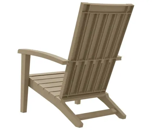 Dārza Krēsli, 2 Gab., Gaiši Brūni, Polipropilēns Vidaxl