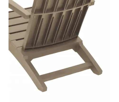 Dārza Krēsli, 2 Gab., Gaiši Brūni, Polipropilēns Vidaxl