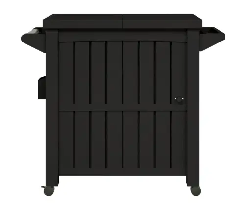 3-1 Serviravimo Vežimėlis, Juodos Spalvos, Polipropilenas