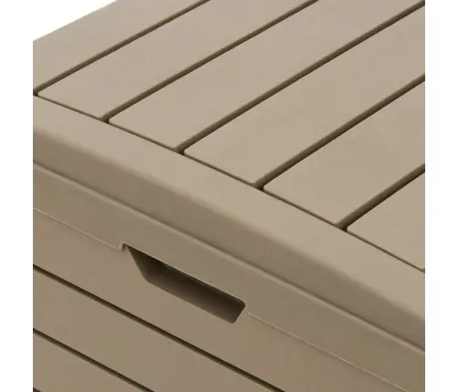 Āra Atkritumu Tvertne, Gaiši Brūna, 41X41X86 Cm, Polipropilēns Vidaxl