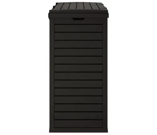 Õue Prügikast, Must, 78 X 41 X 86 cm Polüpropüleen