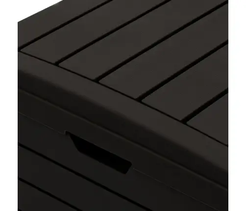 Õue Prügikast, Must, 78 X 41 X 86 cm Polüpropüleen