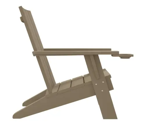 Dārza Krēsls, Gaiši Brūns, 75X88,5X89,5 Cm, Polipropilēns Vidaxl