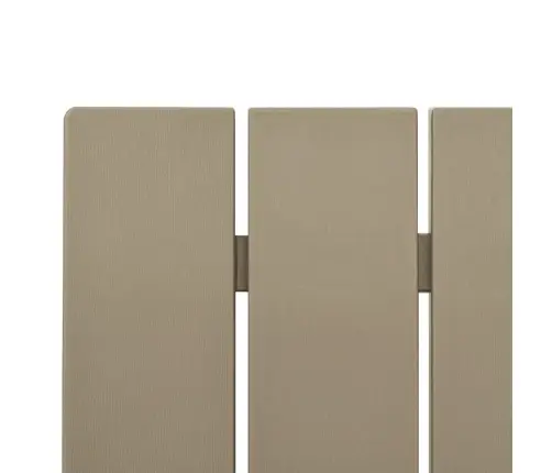 Dārza Krēsls, Gaiši Brūns, 75X88,5X89,5 Cm, Polipropilēns Vidaxl