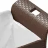 Aiapink Istmepadjaga, Pruun, 116 X 46 X 57 cm Polürotang