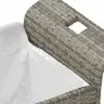 Aiapink Istmepadjaga, Hall, 116 X 46 X 57 cm Polürotang