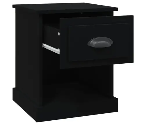 Öökapp, Must, 39 X 39 X 47,5 cm Tehispuit