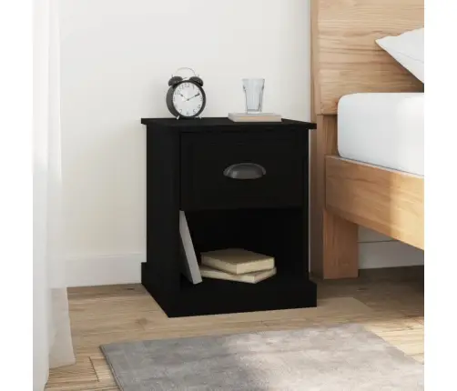 Öökapp, Must, 39 X 39 X 47,5 cm Tehispuit
