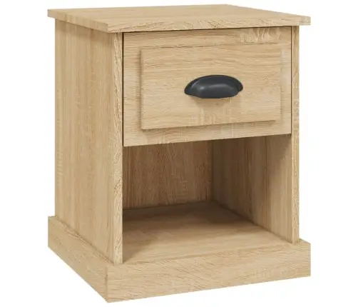 Naktsskapītis, Ozola Krāsa, 39X39X47,5 Cm, Inženierijas Koks Vidaxl