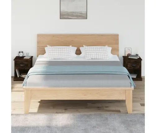 Naktsskapīši, 2Gb., Koka Krāsa, 39X39X47,5Cm, Inženierijas Koks Vidaxl