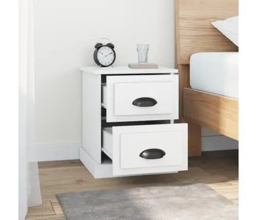 Öökapp, Valge, 39 X 39 X 47,5 cm Tehispuit