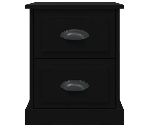 Naktinė Spintelė, Juoda, 39X39X47,5cm Apdirbta Mediena Naktinė Spintelė, Juoda, 39X39X47,5cm Apdirbta Mediena