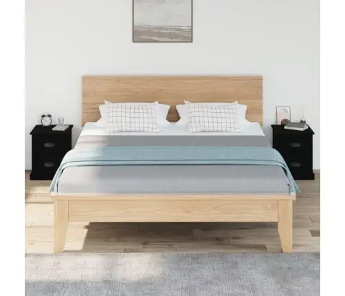 Öökapid 2 Tk, Must, 39X39X47,5 cm Tehispuit