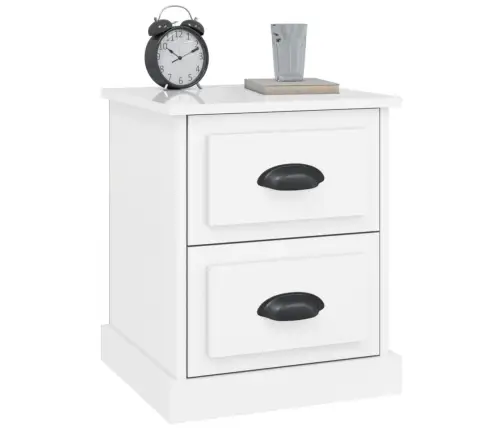 Öökapp, Kõrgläikega Valge, 39X39X47,5 cm Tehispuit