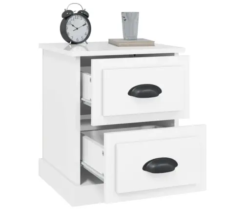 Öökapp, Kõrgläikega Valge, 39X39X47,5 cm Tehispuit