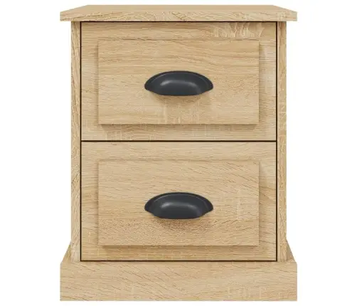 Naktsskapītis, Ozola Krāsa, 39X39X47,5 Cm, Inženierijas Koks Vidaxl