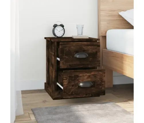 Naktsskapītis, Ozolkoka Krāsa, 39X39X47,5 Cm, Inženierijas Koks Vidaxl