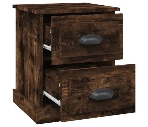 Naktsskapītis, Ozolkoka Krāsa, 39X39X47,5 Cm, Inženierijas Koks Vidaxl