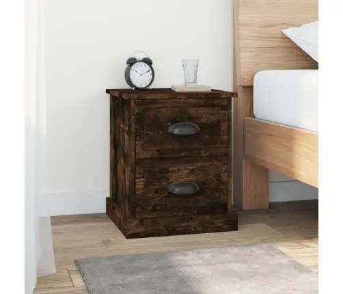 Naktsskapītis, Ozolkoka Krāsa, 39X39X47,5 Cm, Inženierijas Koks Vidaxl