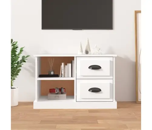 Tv Skapītis, 73X35,5X47,5 Cm, Inženierijas Koks, Balts Vidaxl