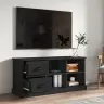 Tv Skapītis, Melns, 102X35,5X47,5 Cm, Inženierijas Koks Vidaxl