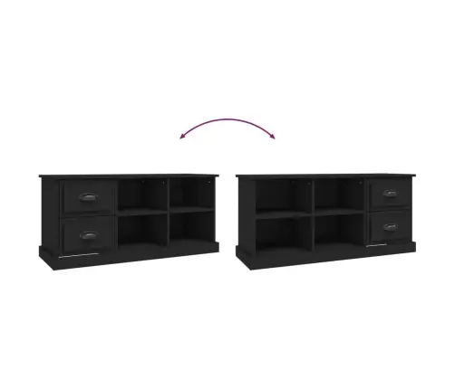 Tv Skapītis, Melns, 102X35,5X47,5 Cm, Inženierijas Koks Vidaxl