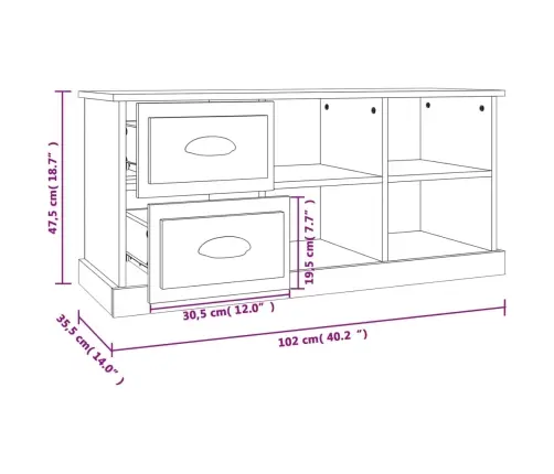 Tv Skapītis, Betona Pelēks, 102X35,5X47,5 Cm, Inženierijas Koks Vidaxl Tv Skapītis, Betona Pelēks, 102X35,5X47,5 Cm, Inženierijas Koks Vidaxl