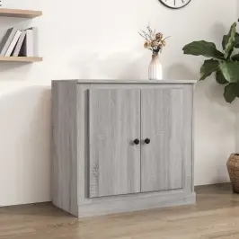 Kumode, Pelēka Ozolkoka, 70X35,5X67,5 Cm, Inženierijas Koks Vidaxl