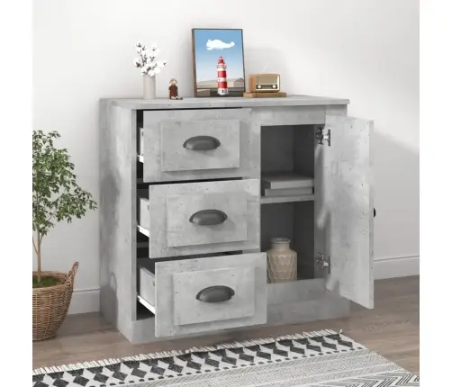 Puhvetkapp, Betoonhall, 70 X 35,5 X 67,5 cm Tehispuit Puhvetkapp, Betoonhall, 70 X 35,5 X 67,5 cm Tehispuit