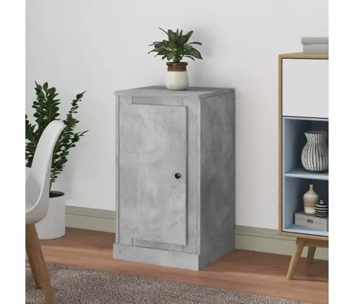 Šoninė Spintelė, Betono Pilka, 37,5X35,5X67,5cm Mediena