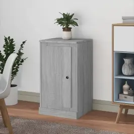 Kumode, Pelēka Ozolkoka, 37,5X35,5X67,5 Cm, Inženierijas Koks Vidaxl