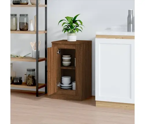 Šoninė Spintelė, Ruda Ąžuolo, 37,5X35,5X67,5cm Mediena