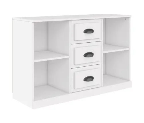 Puhvetkapp, Valge, 104,5 X 35,5 X 67,5 cm Tehispuit