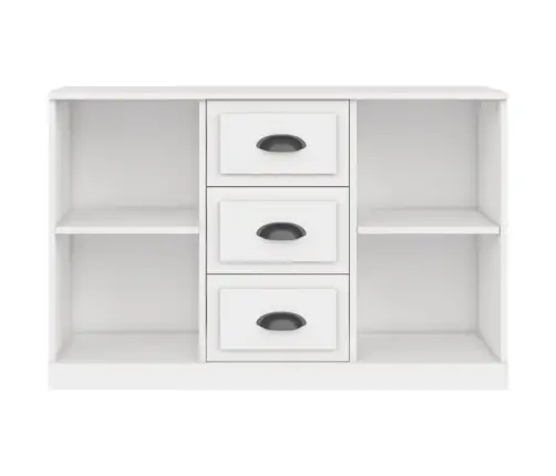 Puhvetkapp, Valge, 104,5 X 35,5 X 67,5 cm Tehispuit