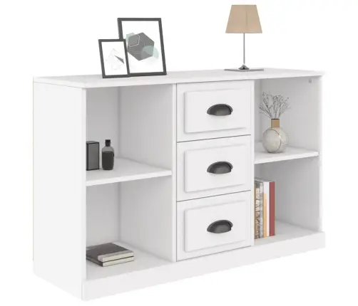 Puhvetkapp, Valge, 104,5 X 35,5 X 67,5 cm Tehispuit