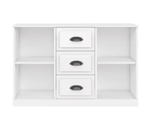 Šoninė Spintelė, Balta, 104,5X35,5X67,5cm Mediena, Blizgi