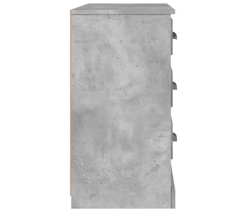 Plaukts, 104,5X35,5X67,5 Cm, Inženierijas Koks, Betona Pelēks Vidaxl